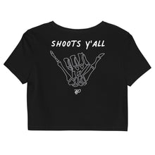 Load image into Gallery viewer, TBO x Sketch Muzic &quot;Shoots Y&#39;all&quot; Crop Top