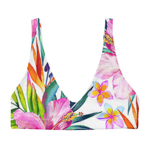 TBO Limited Edition Hawaiian Floral Bralette