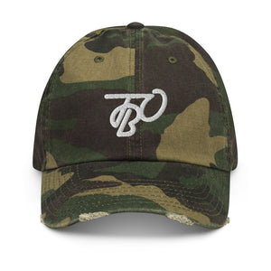 TBO Limited Edition Distressed Camo Dad Hat