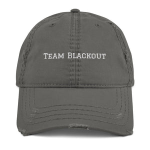 Team Blackout Distressed Dad Hat