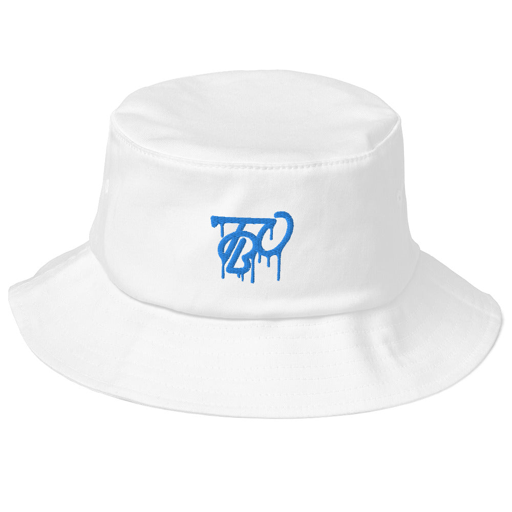 Team Blackout Limited Edition White Old School Bucket Hat
