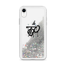 Load image into Gallery viewer, Team Blackout Liquid Glitter iPhone Case