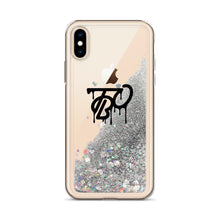 Load image into Gallery viewer, Team Blackout Liquid Glitter iPhone Case