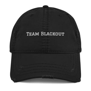 Team Blackout Distressed Dad Hat
